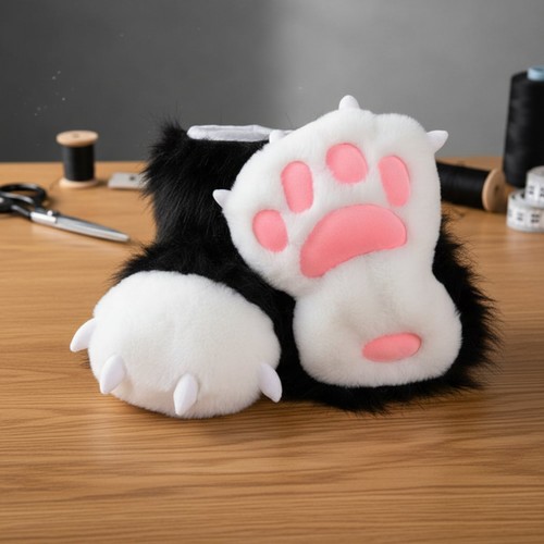 Stivale fursuit peloso morbido - fursuit,