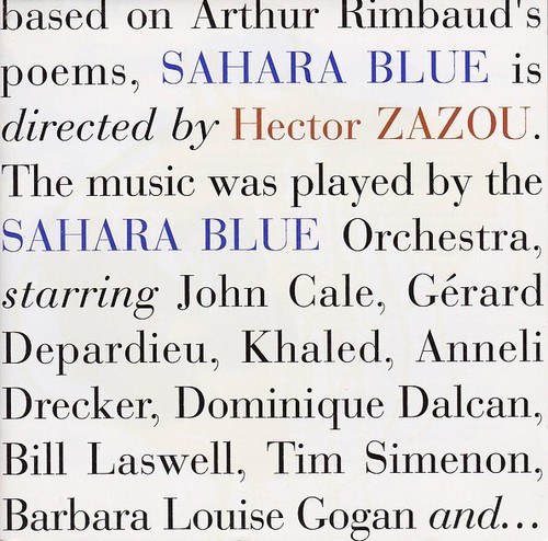 Hector zazou sahara blue - zazou, cd