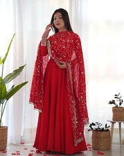 Indiano Salwar Kameez Festa Abbigliamento Firmato Matrimonio Pronti Bollywood Da