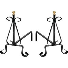 Alari per camino in ferro