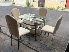 Tavola Con Sedie In Ferro Battuto