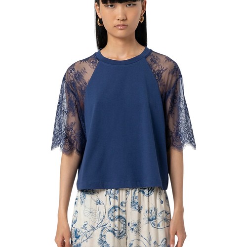 Shirt donna blu fracomina - blu,