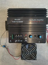 AMPLIFICATORE CAR AUDIO AMPLIFIER PA 60A PMPO 600W 