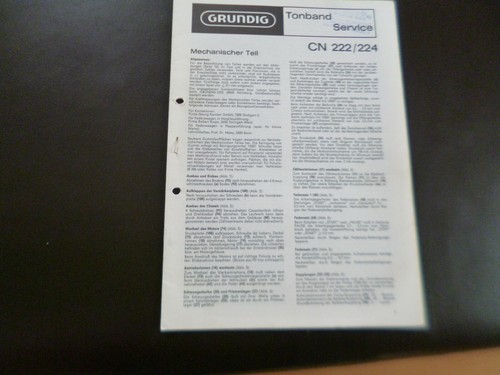 Manuale servizio originale - di,