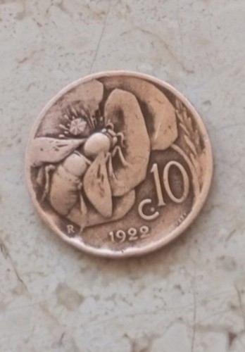 Moneta regno italia 10 - regno,