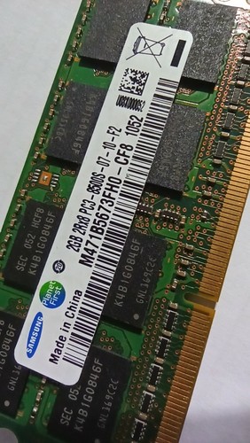 Samsung 2gb 1x2gb - 2gb, pc3-8500s