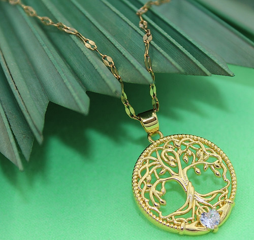 Collana donna oro albero - ✨,