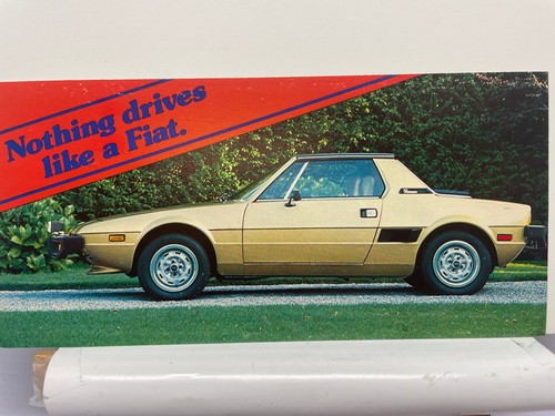Fiat cartolina - fiat, x1/9
