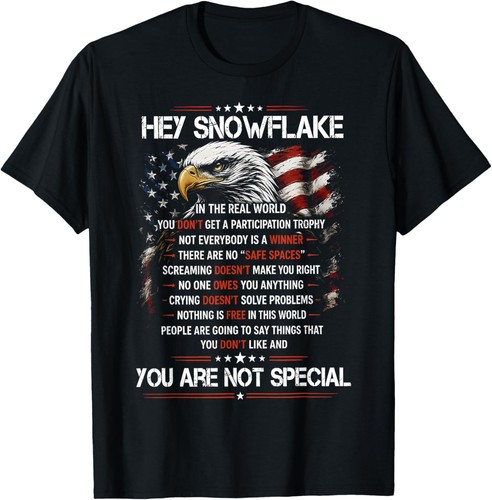 Maglietta hey snowflake you - snowflake,