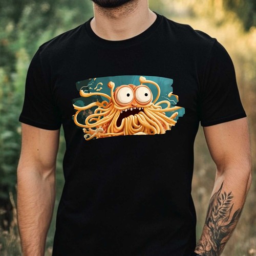 Shirt uomo spaghetti mostro - spaghetti,