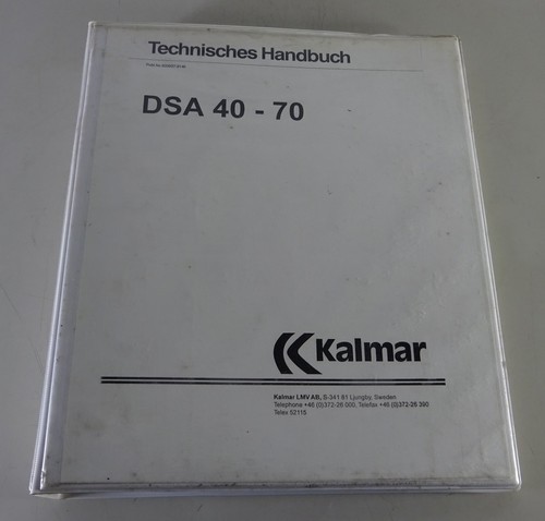 Manuale officina kalmar lmv - manuale,