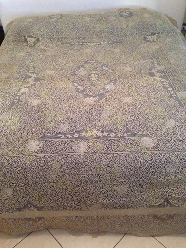 Copriletto antico pizzo - antico,