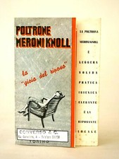 F146_Depliant Pubblicitario POLTRONE MERONI KNOLL Vintage