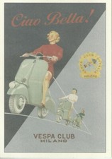 PUBBLICITARIE - CIAO BELLA ! - VESPA CLUB MILANO - FG - Non comune  -- aav375