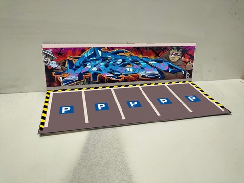 Diorama parcheggio park grafit - diorama,