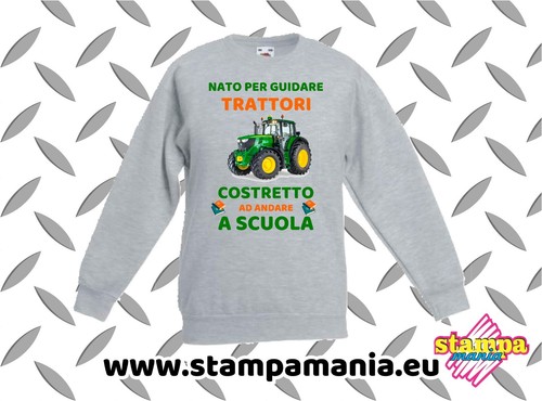 Felpa bimbo nato per guidare - felpa, "nato