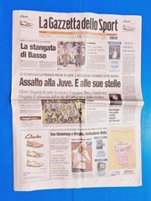 GAZZETTA DELLO SPORT 19 MAGGIO 2006 CALCIOPOLI-JUVENTUS-ROMINA OPRANDI-BASSO