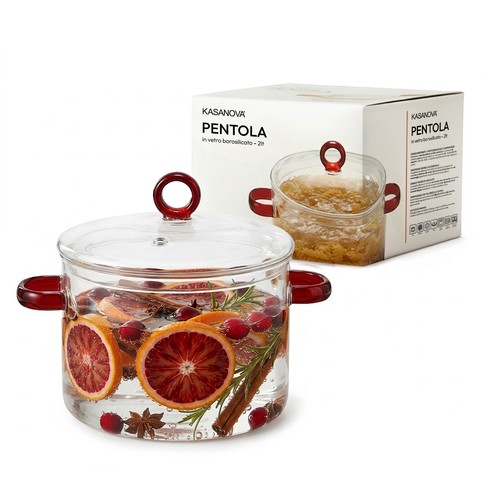 Pentola vetro borosilicato - pentola,
