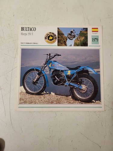 Carte fiche moto édition - carte,