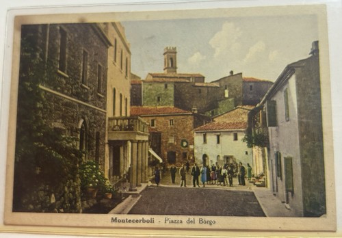 Cartolina rara montecerboli - cartolina,