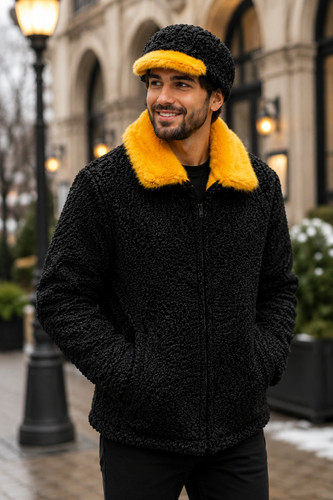 Bomber uomo vera pelliccia - , di