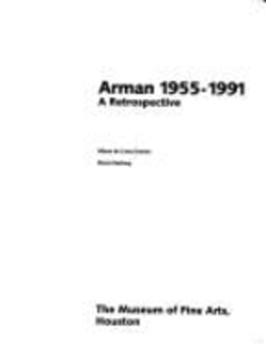 Arman 1955 1991 - arman, a