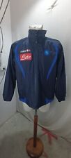 Articolo e1494 giubbotto uomo Macron calcio Napoli blu, ascelle 58cm, spalle 47c