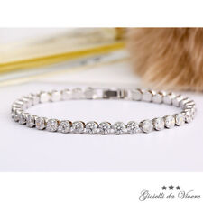finissimo oro Bracciale Tennis donna ARGENTO uomo braccialetto 2mm vp