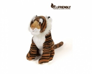 Peluche tigre seduta 30cm - peluche,