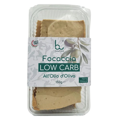 Bewheat focaccia low carb - low, olio