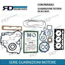 SERIE GUARNIZIONI MOTORE KUBOTA D1105 CON GUARN TEST. IN  ACCIAIO COMPLETA