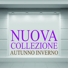ADESIVI NUOVA COLLEZIONE VETROFANIE VETRINE NEGOZI CM. 70X36