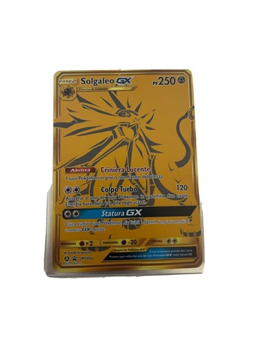 Solgaleo gold - solgaleo, gx