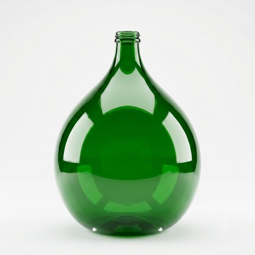 Damigiana vetro verde da - vetro,