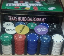 FICHES PER POKER  CON SCATOLO