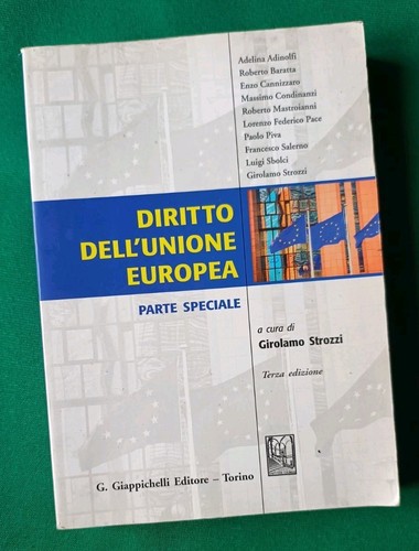Diritto dell unione europea - diritto, dell'unione