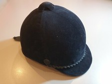 Casco per equitazione in velluto cappello cavallerizza 