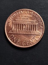 Moneta One Cent American 1979 Rara Lincoln. Senza segno di zecca denver