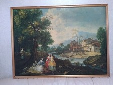 Antico quadro stampa su tela