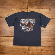 T-shirt vintage Harley Davidson punto singolo grafica 2XL anni 90 made in USA biker