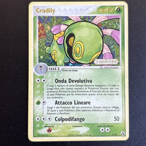 Carta pokémon cradily - pokémon, (lm