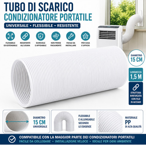 Tubo scarico condizionatore - scarico,
