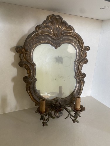 Specchiera applique legno - specchiera-applique,