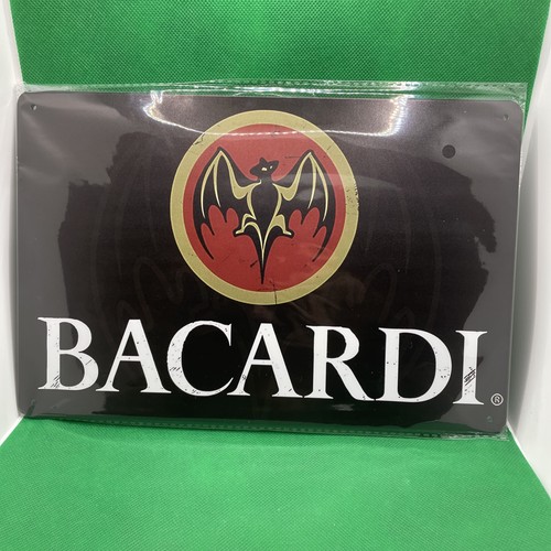 Bacardi rum metal sign for - bacardi,