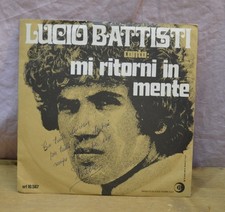 DISCO 45 GIRI : LUCIO BATTISTI