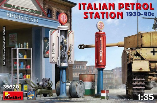 Italian petrol station - italian,