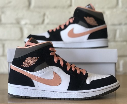 Nike air jordan mid - 1, peach