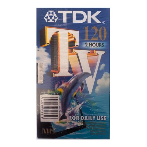 Videocassetta vhs vergine - vhs, tdk