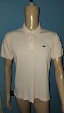 LACOSTE POLO UOMO MANICA CORTA COLOR ROSA CHIARO TAGLIA M 4 MISURA 100% COTONE 