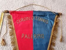 gagliardetto wimpel pennant fanion Banderin CIRCOLO TENNIS PALERMO Ricamato 